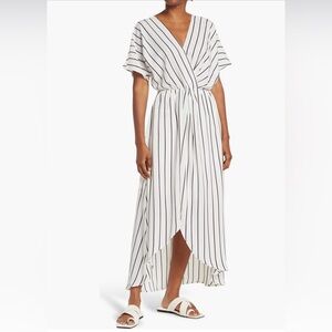 NWT - WEST K - Woven Twist Front Hi-Lo Maxi Dress - size small